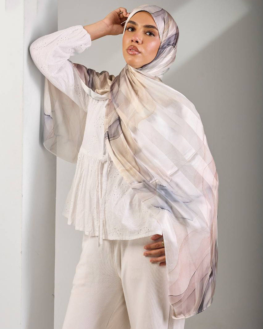 Una Printed Dubetta X Satin
