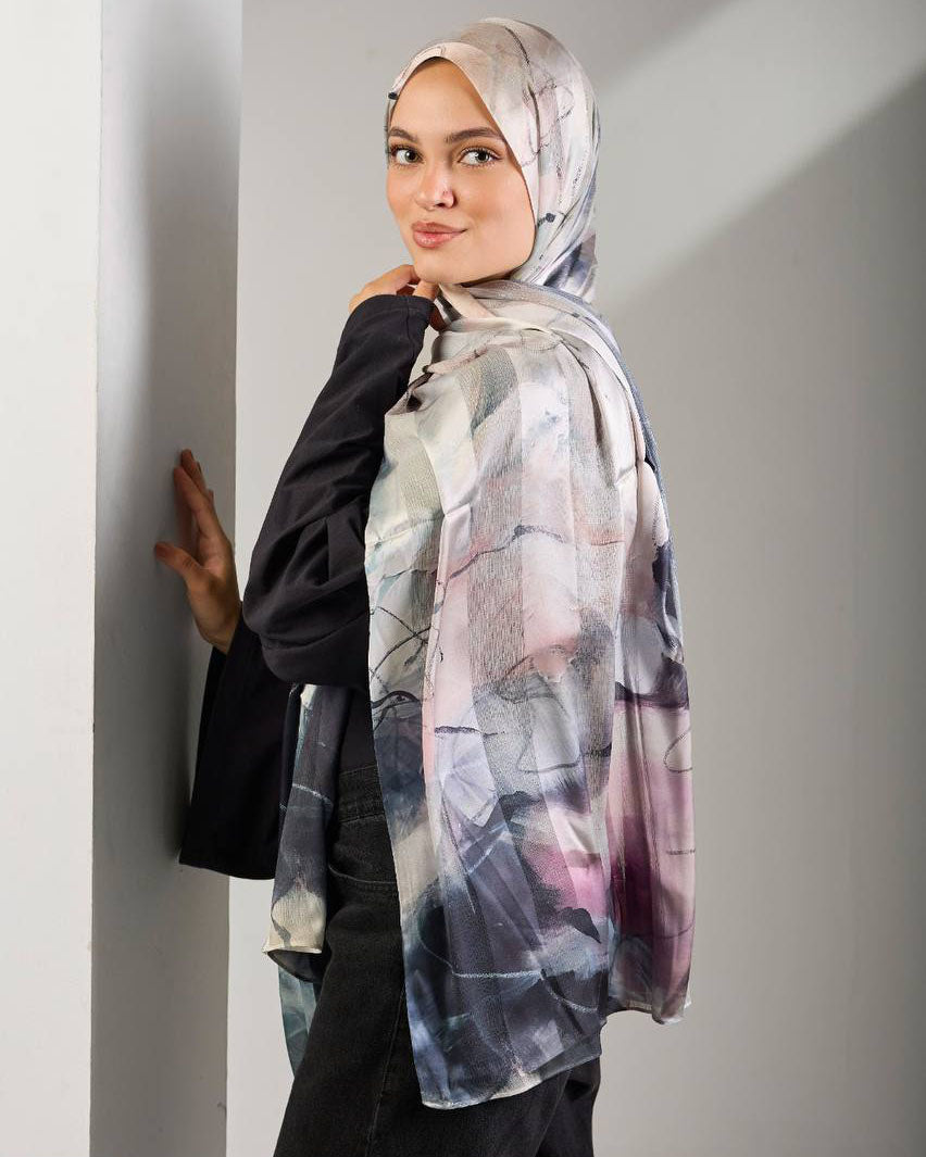Vera Printed Dubetta X Satin