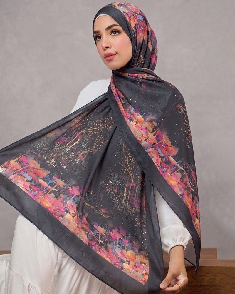 Zaya Printed Dubetta X Satin