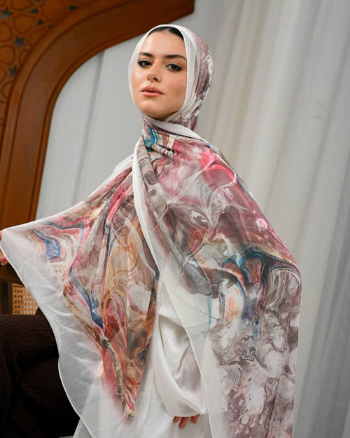 Brunelle Printed Dubetta Chiffon