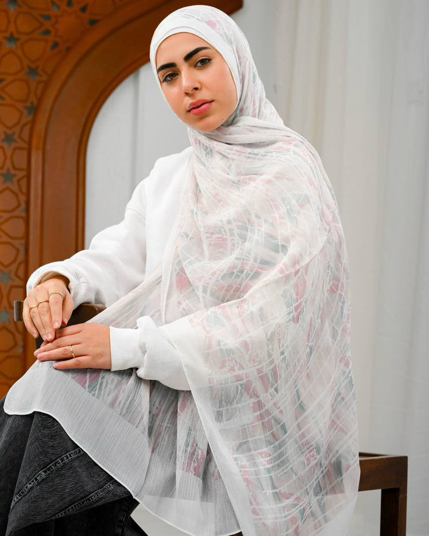 Velmira Printed Dubetta Chiffon