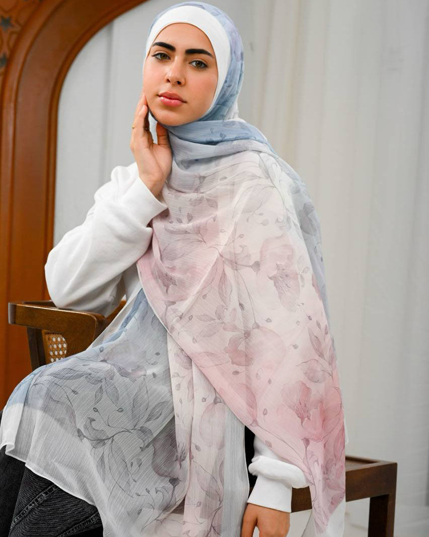 Aurevina Printed Dubetta Chiffon