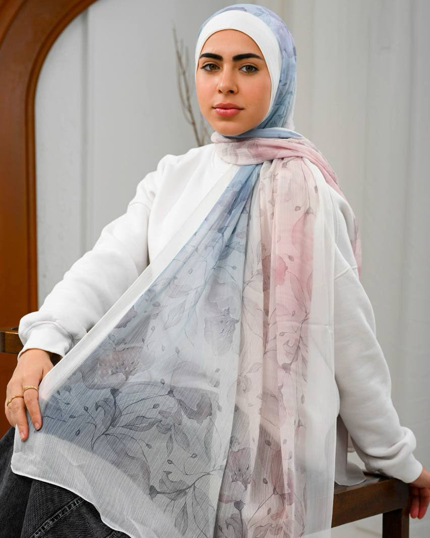 Aurevina Printed Dubetta Chiffon