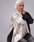 Amina Printed Dubetta X Satin