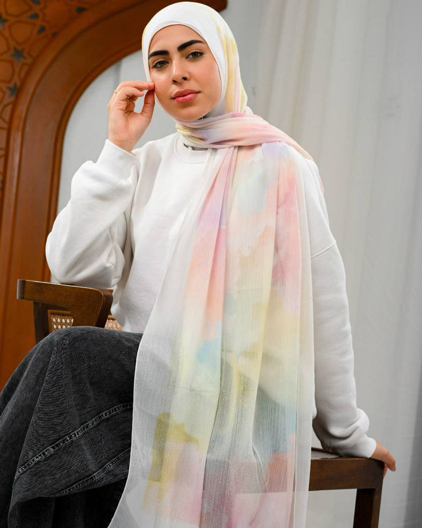 Marquise Printed Dubetta Chiffon