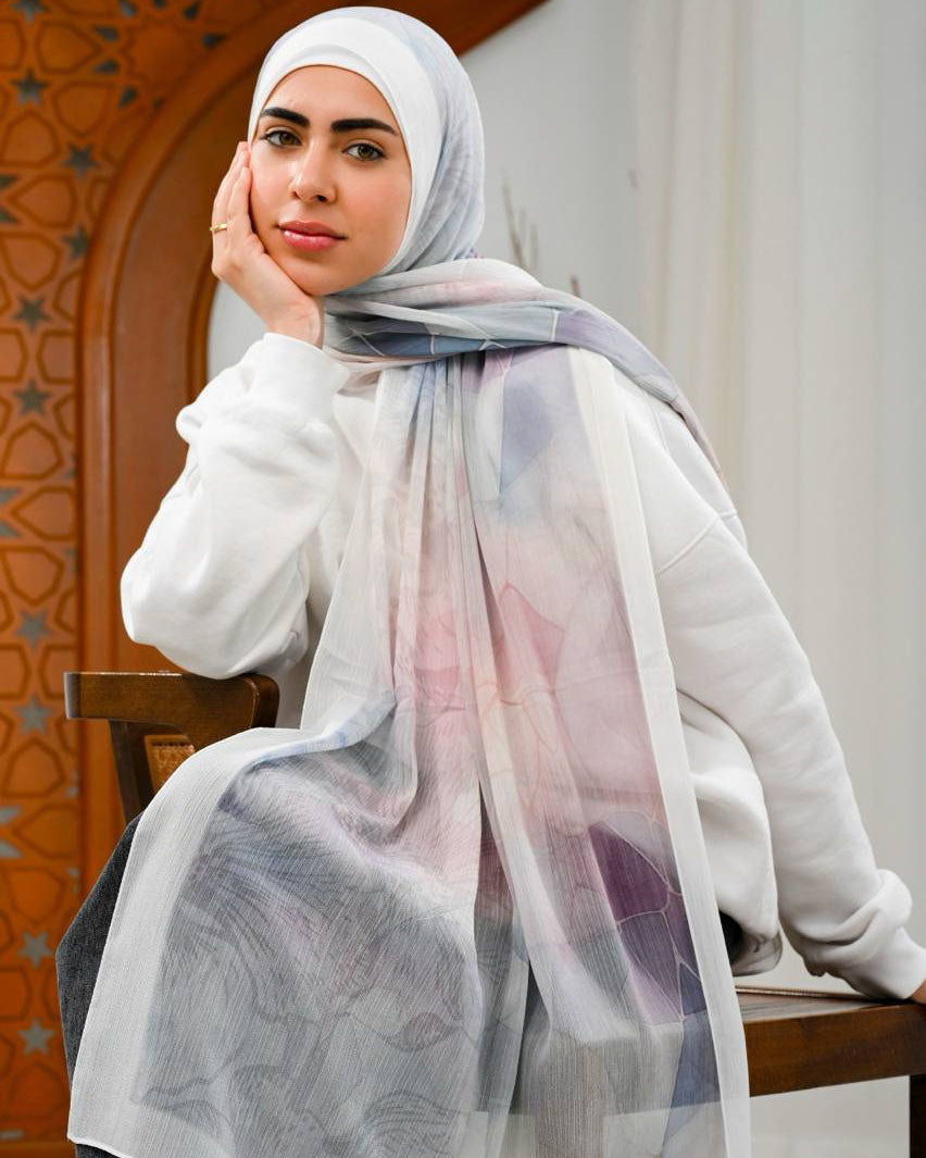 Selmora Printed Dubetta Chiffon