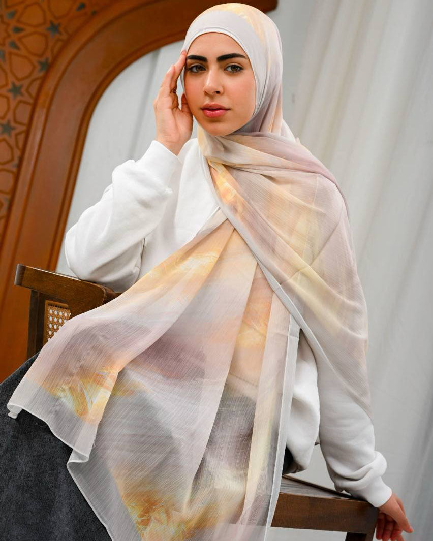 Viretta Printed Dubetta Chiffon