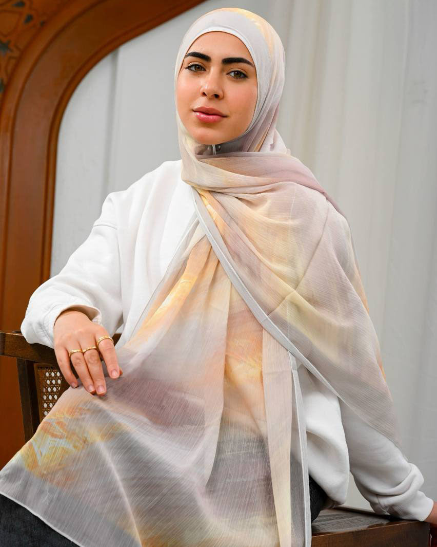 Viretta Printed Dubetta Chiffon