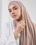 Crystal Bandana Hijab coffee
