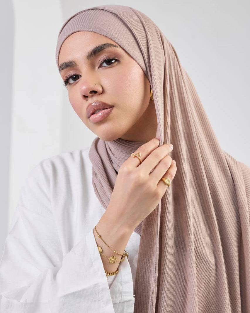 Crystal Bandana Hijab coffee