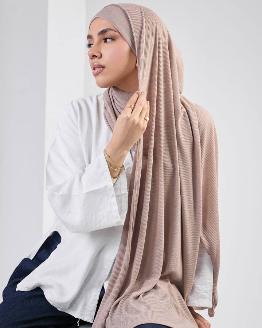 Crystal Bandana Hijab coffee