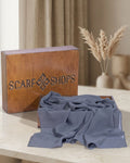 Scarf Shops Chiffon Muted Navy