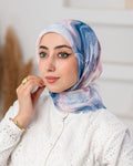 Delia Printed Square Cotton Scarf