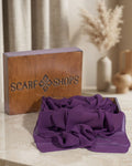 Scarf Shops Chiffon Dark Eggplant
