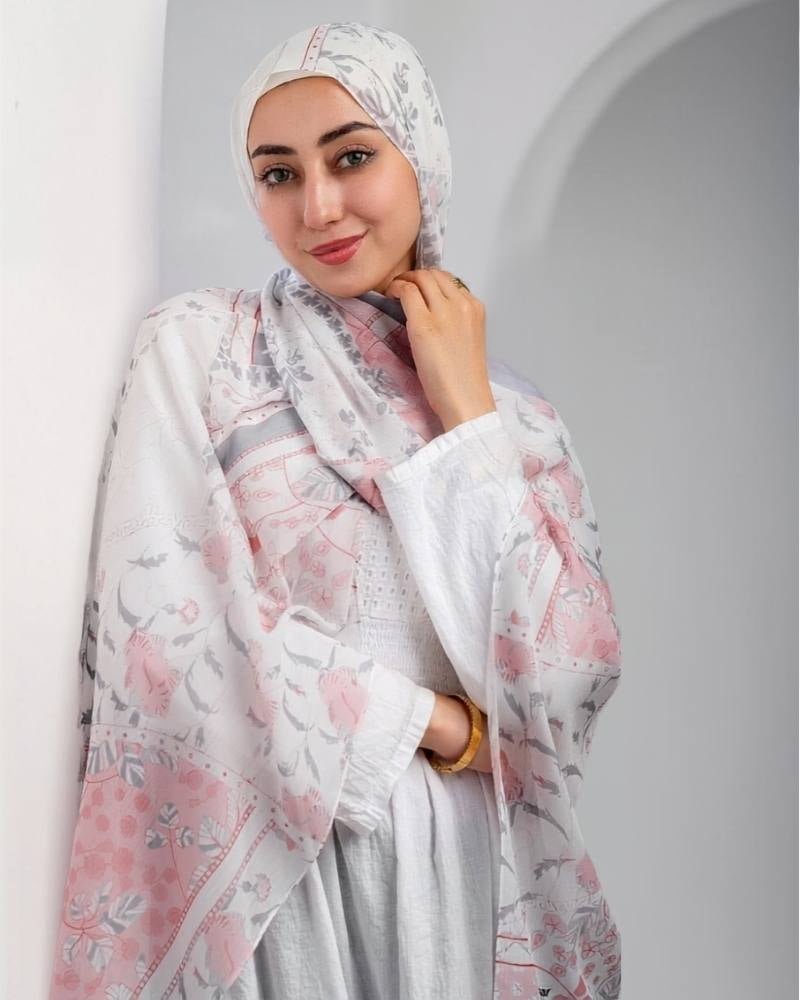 Faeloria Printed Dubetta Chiffon