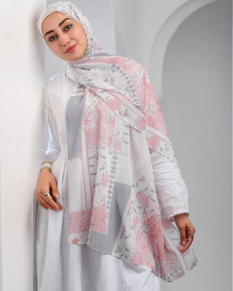Faeloria Printed Dubetta Chiffon