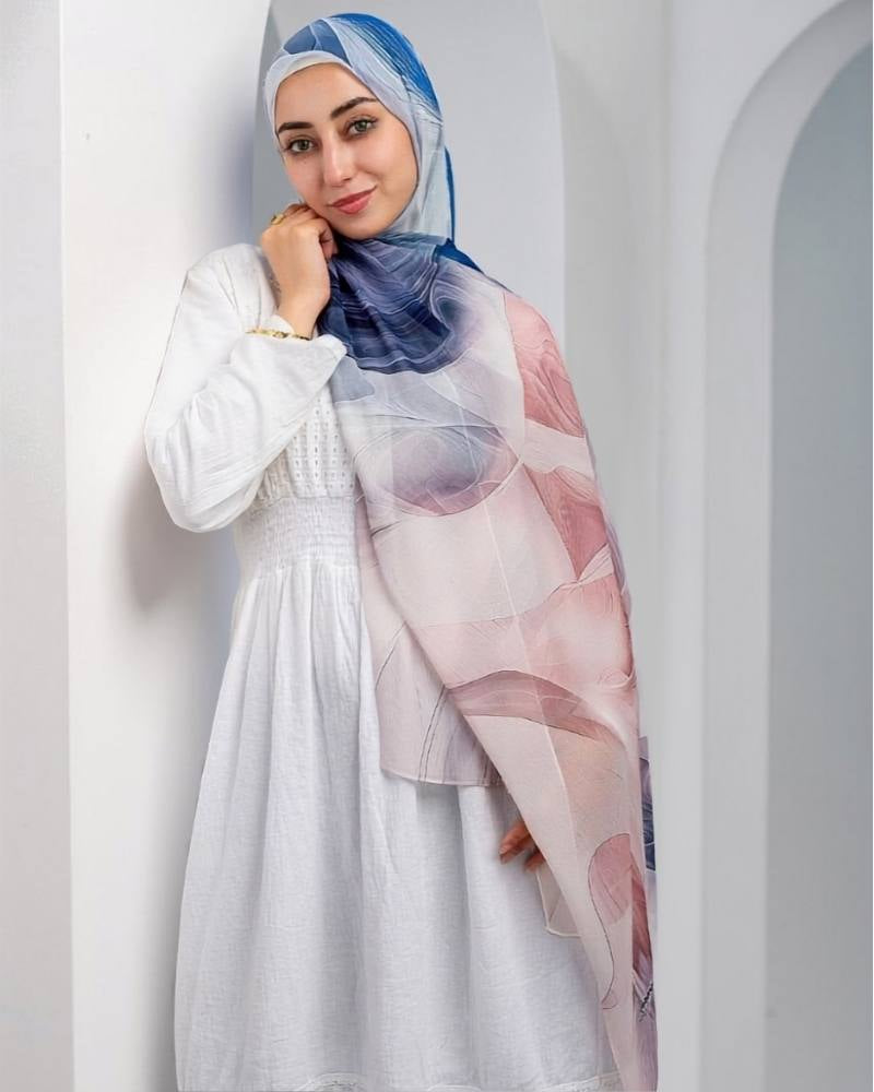 Pearlisse Printed Dubetta Chiffon
