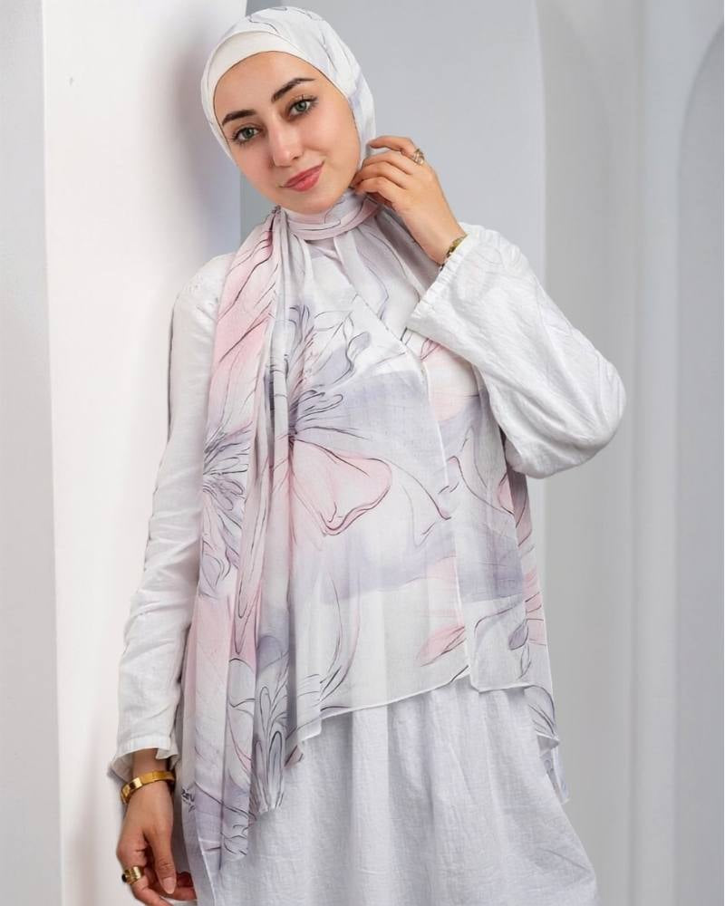 Yavienne Printed Dubetta Chiffon