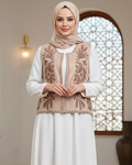 Short Embroidered Vest