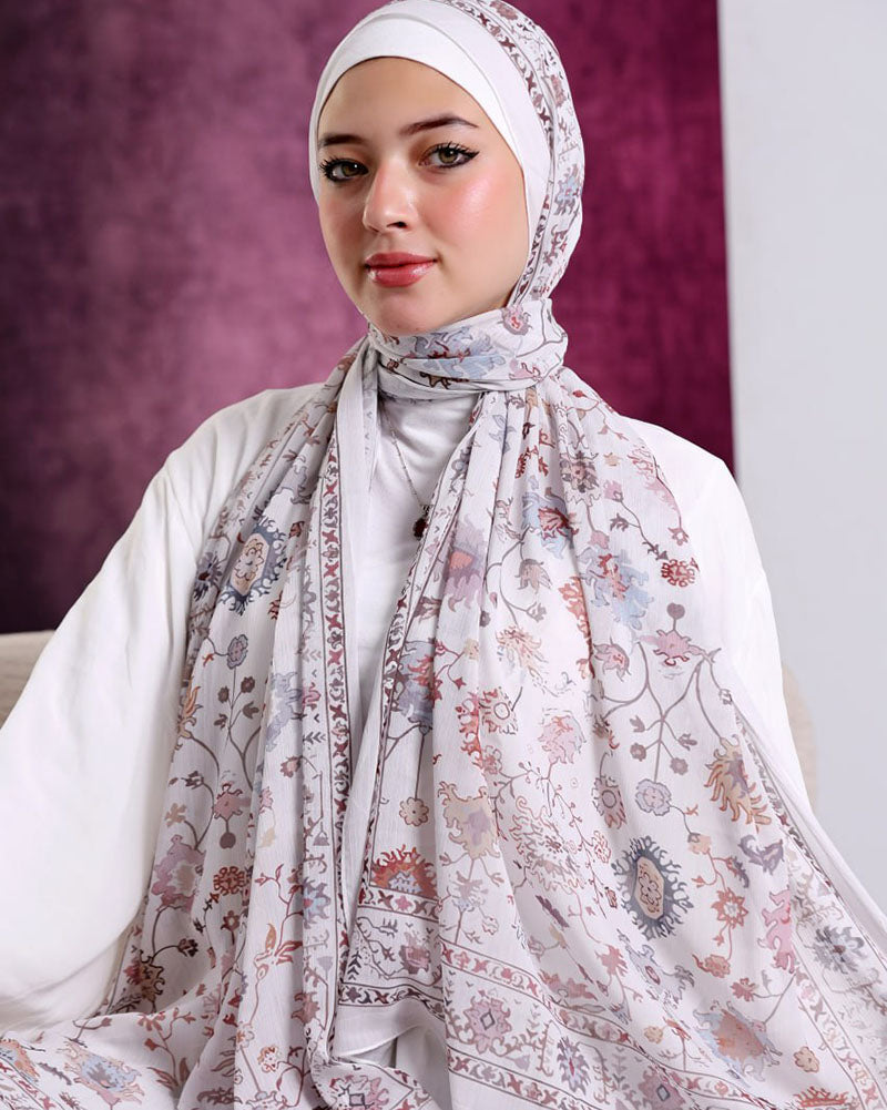 Avena Printed Dubetta Chiffon