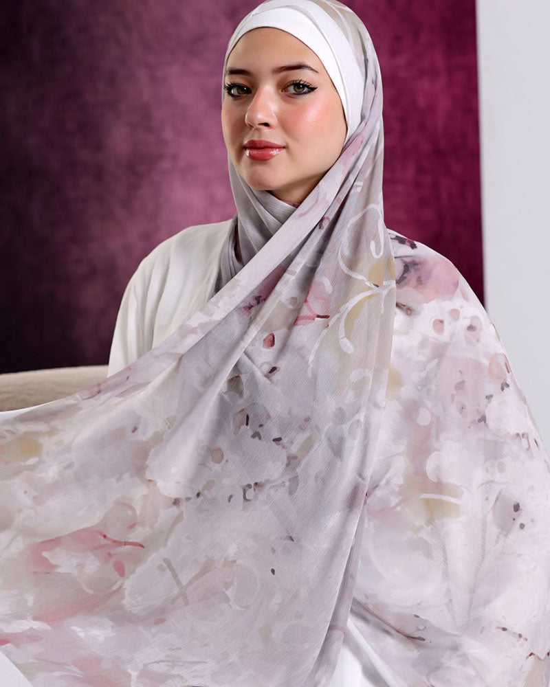 Ayla Printed Dubetta Chiffon