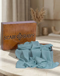 Scarf Shops Chiffon Deep Sage Green