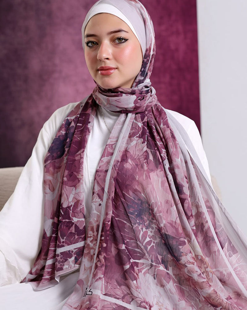 Azra Printed Dubetta Chiffon