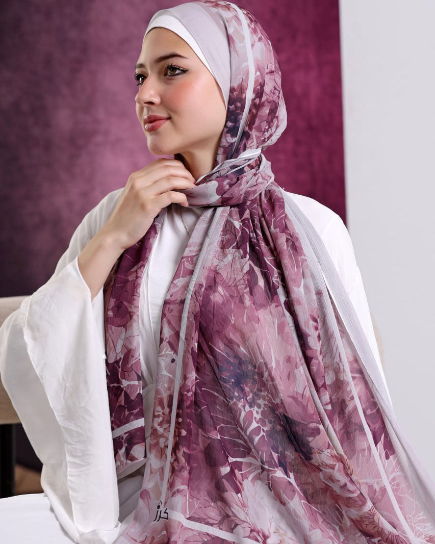 Azra Printed Dubetta Chiffon