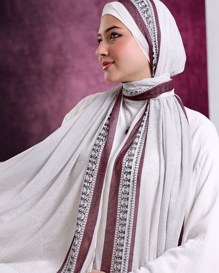 Celia Printed Dubetta Chiffon