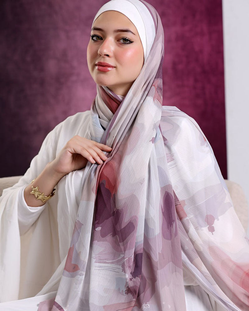 Cira Printed Dubetta Chiffon