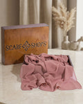 Scarf Shops Chiffon Dusty Rose