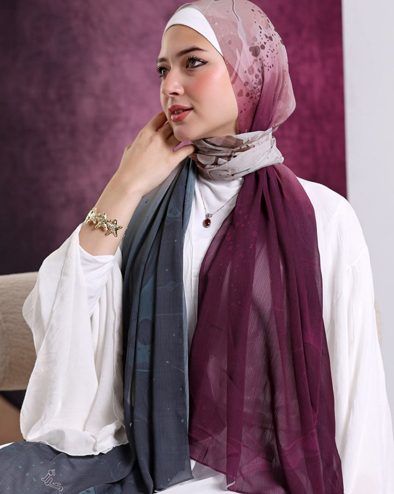 Elora Printed Dubetta Chiffon