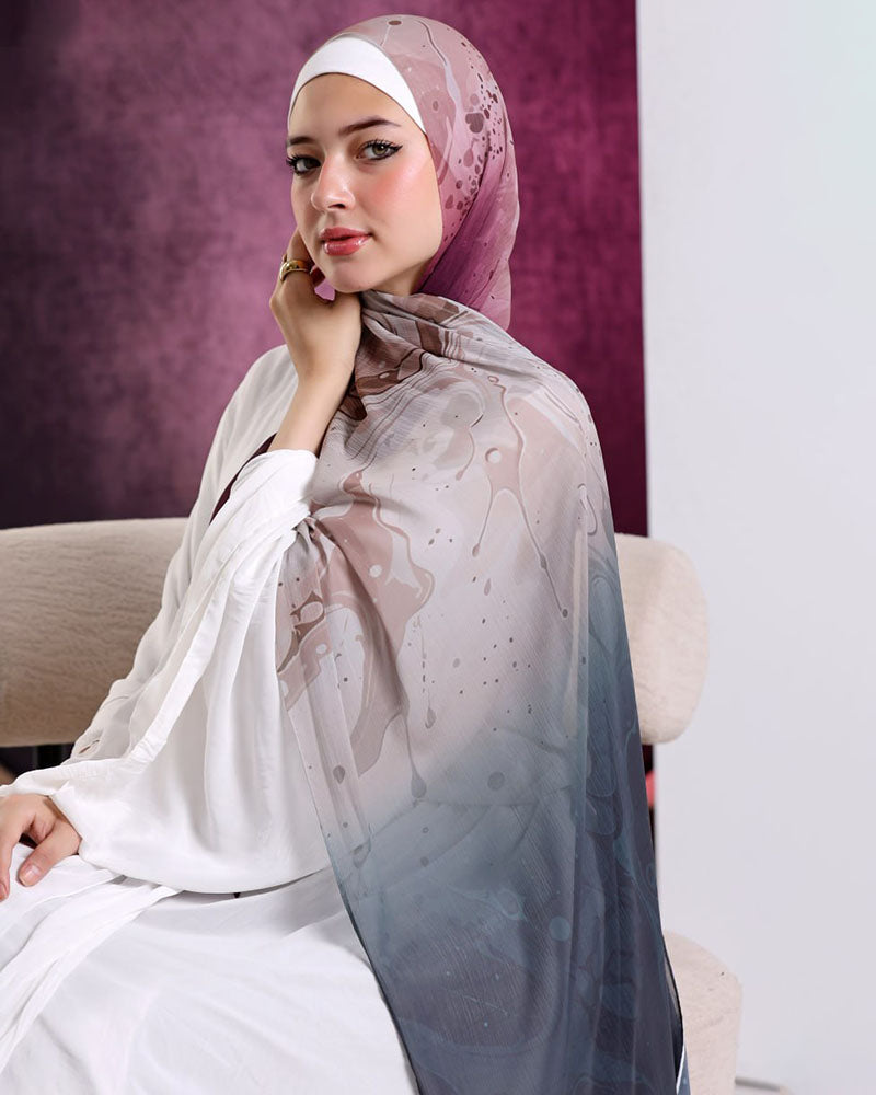 Elora Printed Dubetta Chiffon