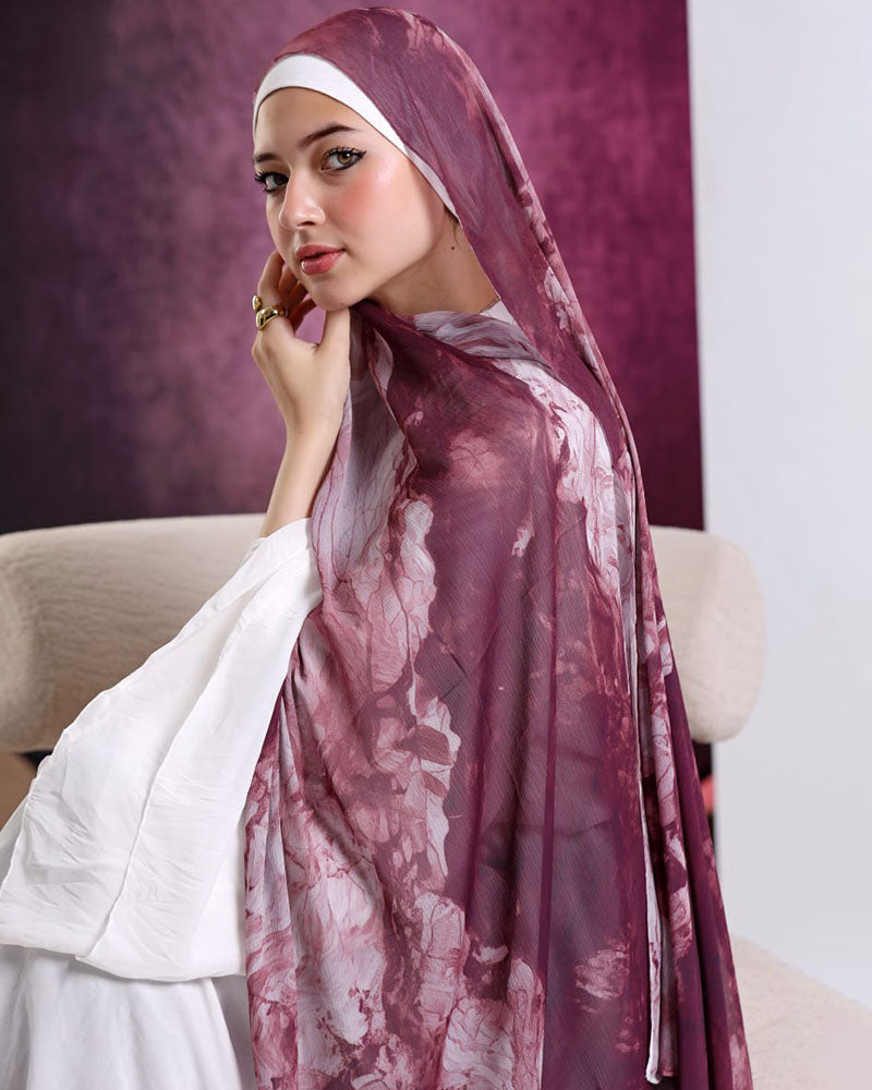 Fara Printed Dubetta Chiffon