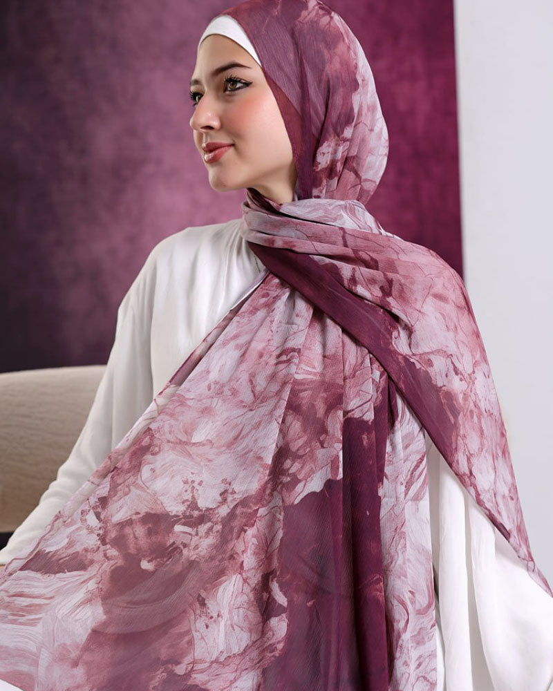 Fara Printed Dubetta Chiffon