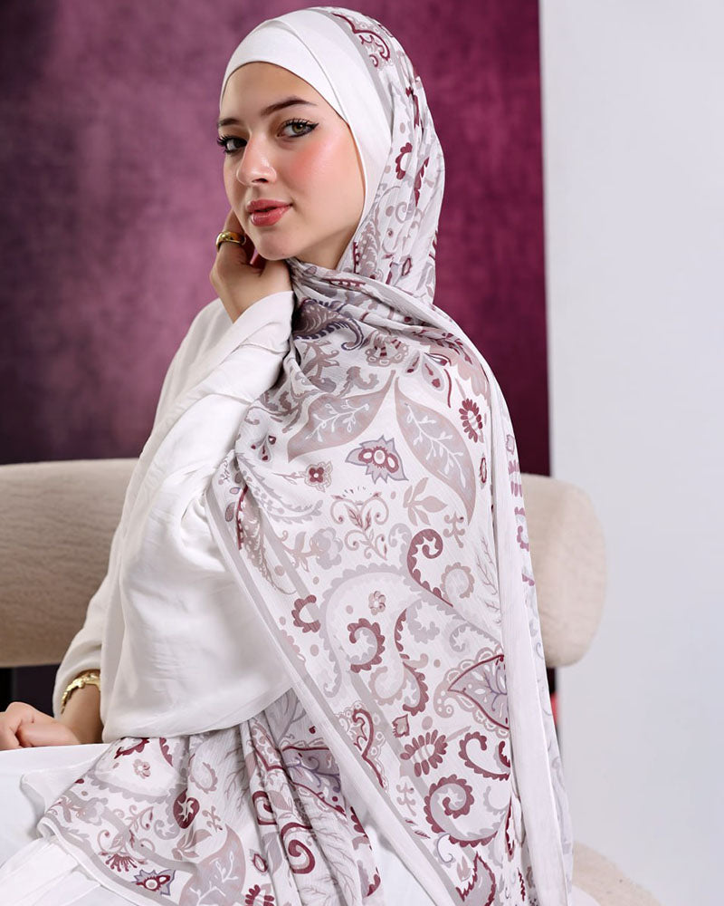 Fira Printed Dubetta Chiffon