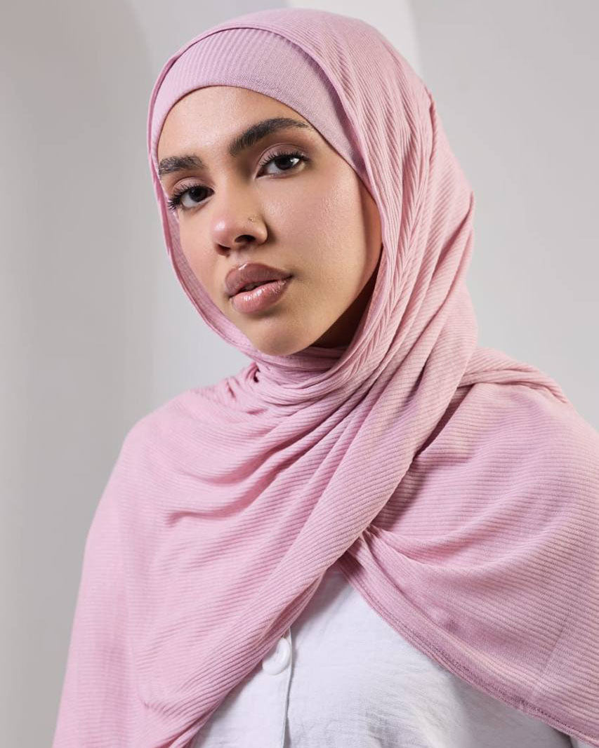 Crystal Bandana Hijab Pink
