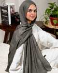 Thai Sponge Scarf Dark Olive