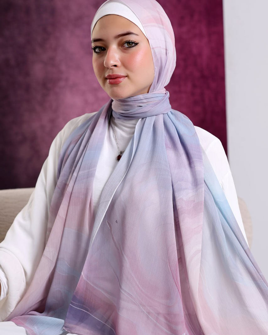 Hala Printed Dubetta Chiffon