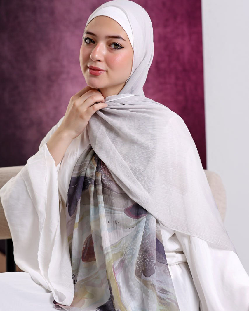 Inaya Printed Dubetta Chiffon