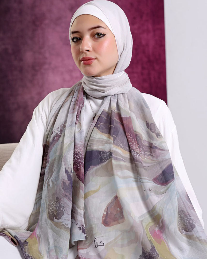 Inaya Printed Dubetta Chiffon