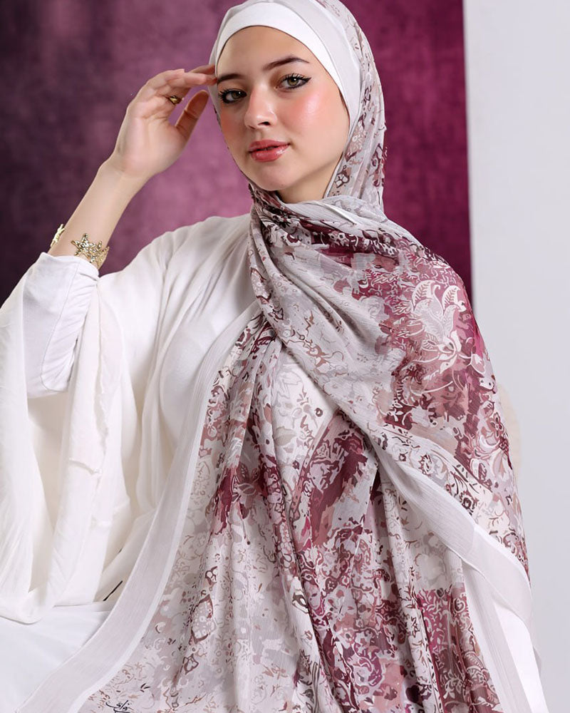 Jalia Printed Dubetta Chiffon
