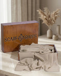 Scarf Shops Chiffon Dusty Mocha