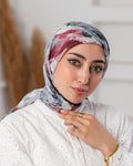 Galina Printed Square Cotton Scarf