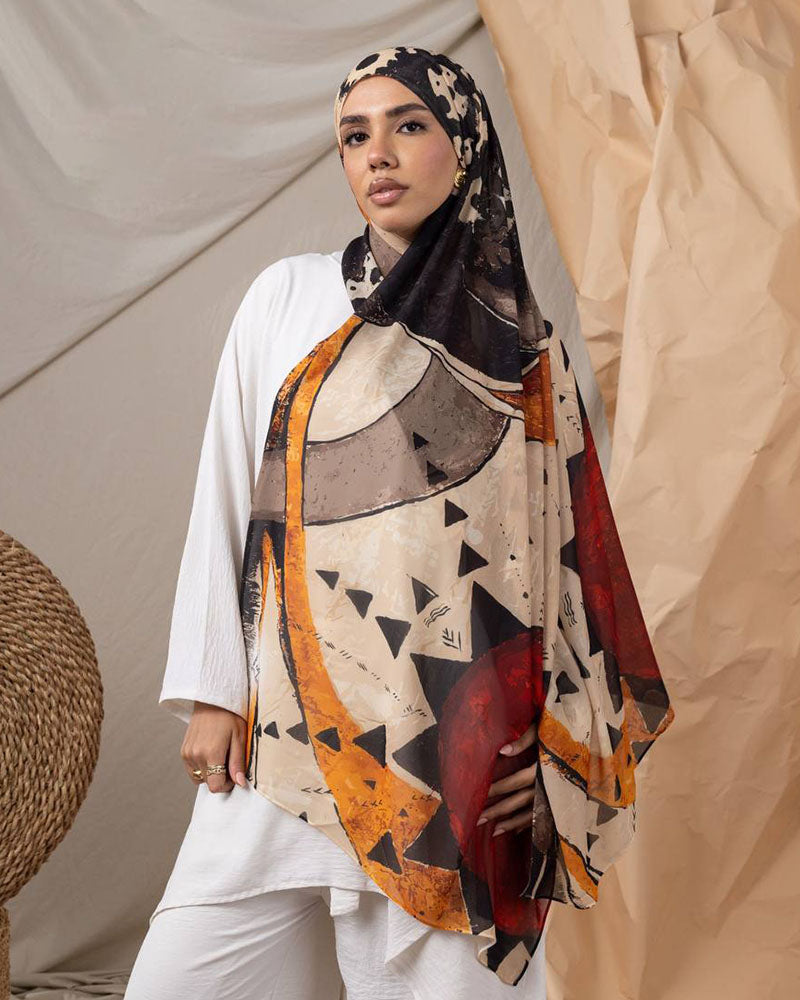 Tia Printed Chiffon