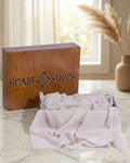 Scarf Shops Chiffon Rose Beige
