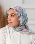Amira Printed Square Cotton Scarf