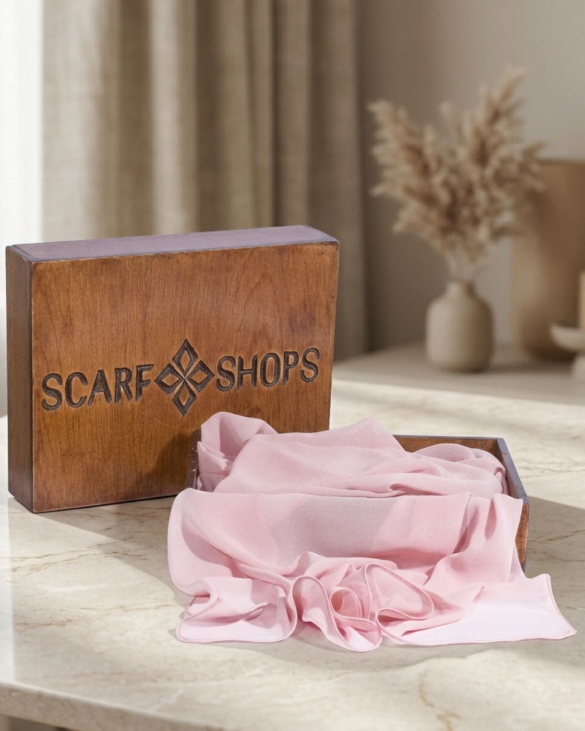 Scarf Shops Chiffon Dusty Blush