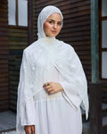 Jenae Embroidered Cotton Muslin Scarf
