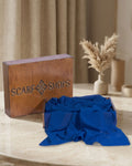 Scarf Shops Chiffon Blue